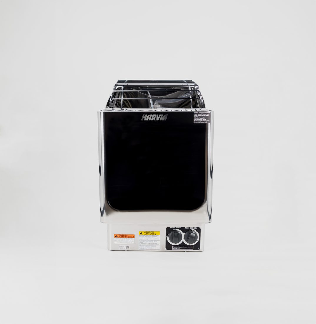 Harvia KIP 8kW Sauna Heater Package – Built-in controls