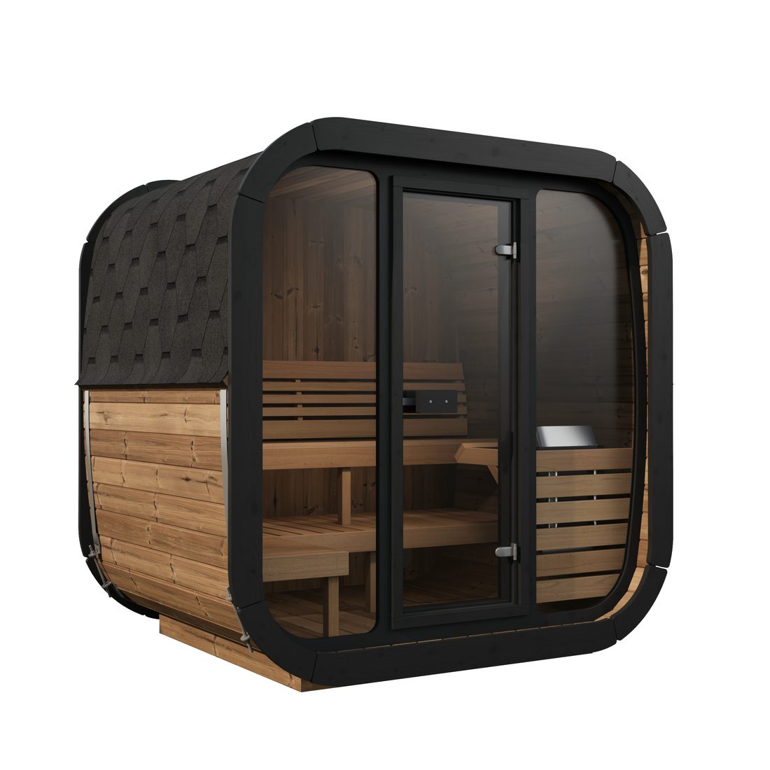 SaunaLife Cube Series CL5G Outdoor Sauna Kit